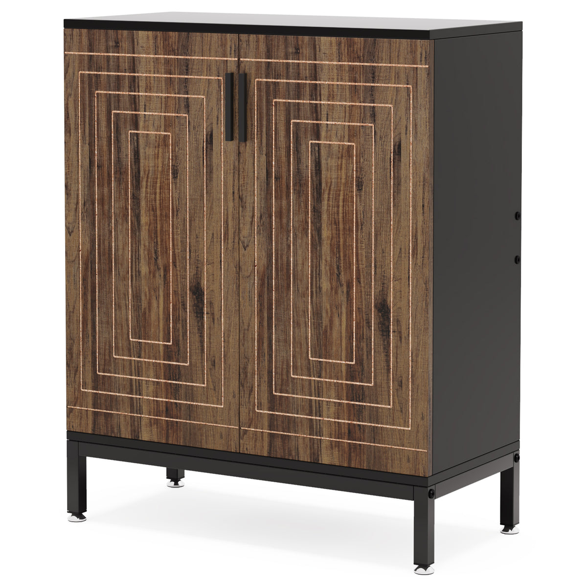 Tribesigns 31.5" Shoe Cabinet with Doors and 5-Tier Storage, 20-Pair Shoe Organizer for Entryway