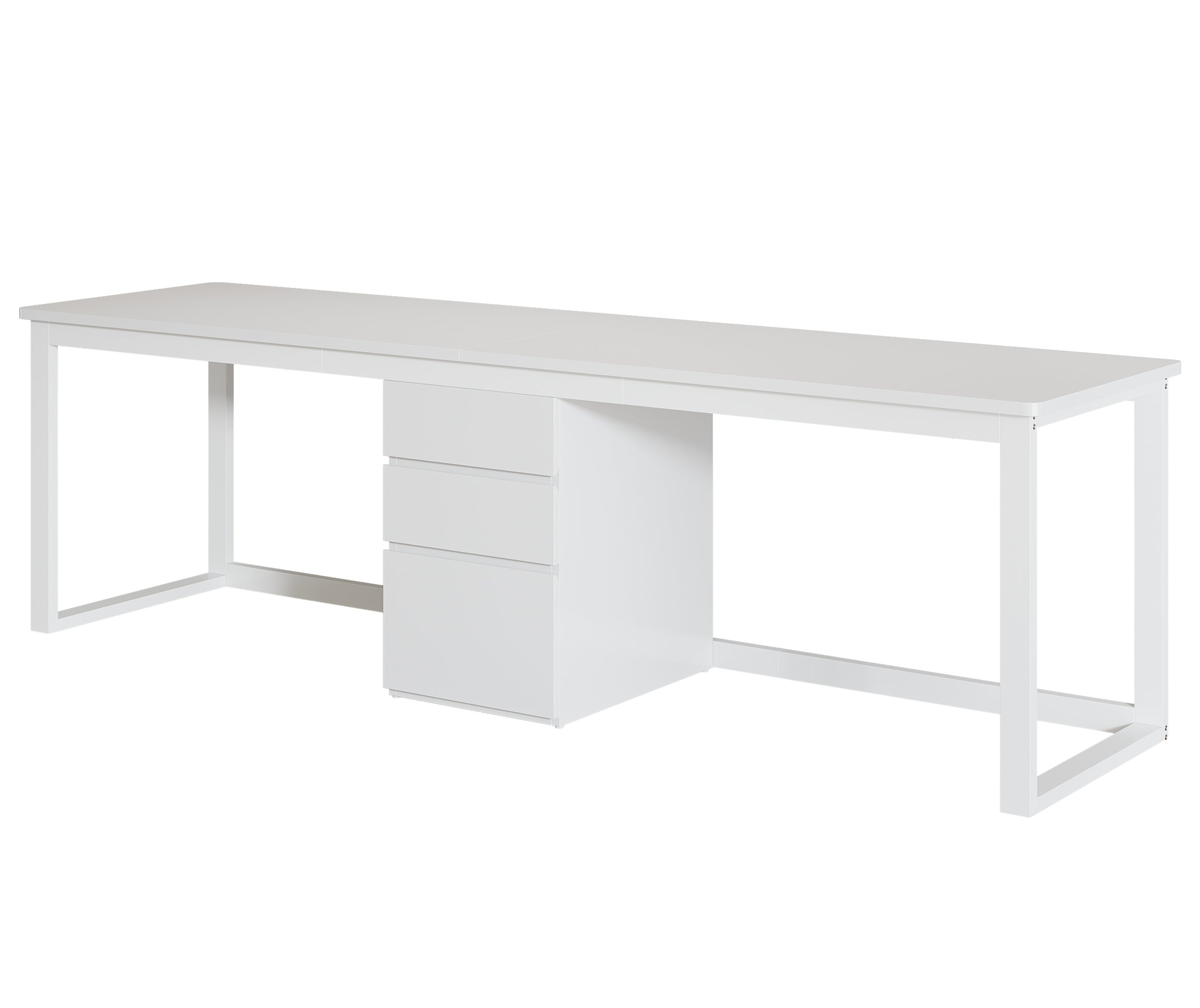 Tribesigns 78.7-Inch 2 Person Computer Desk with 3 Drawers, Extra Long Double Desk for Home Office