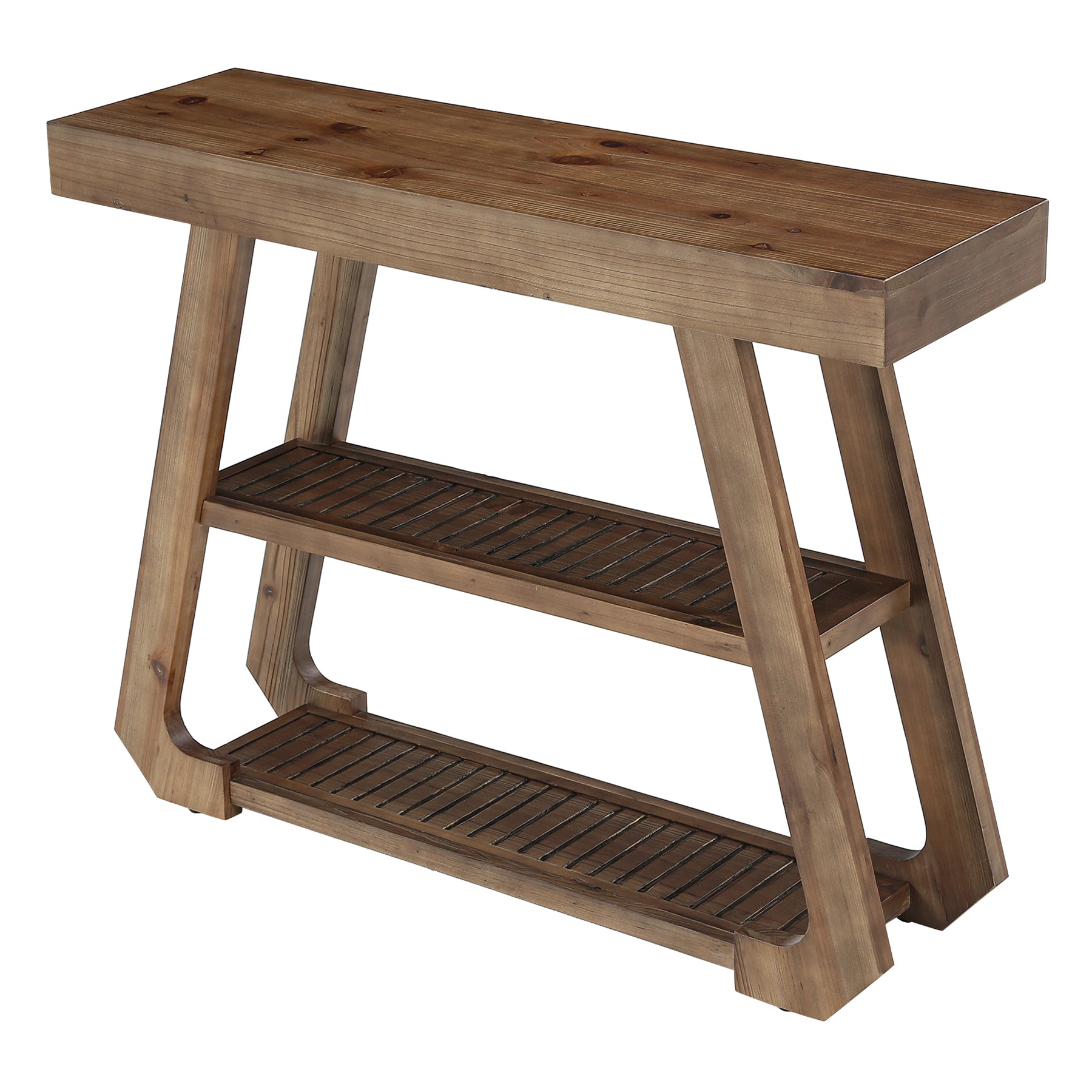 Tribesigns 41.3-Inch Solid Wood Console Table with Storage, Farmhouse Hallway Table for Entryway