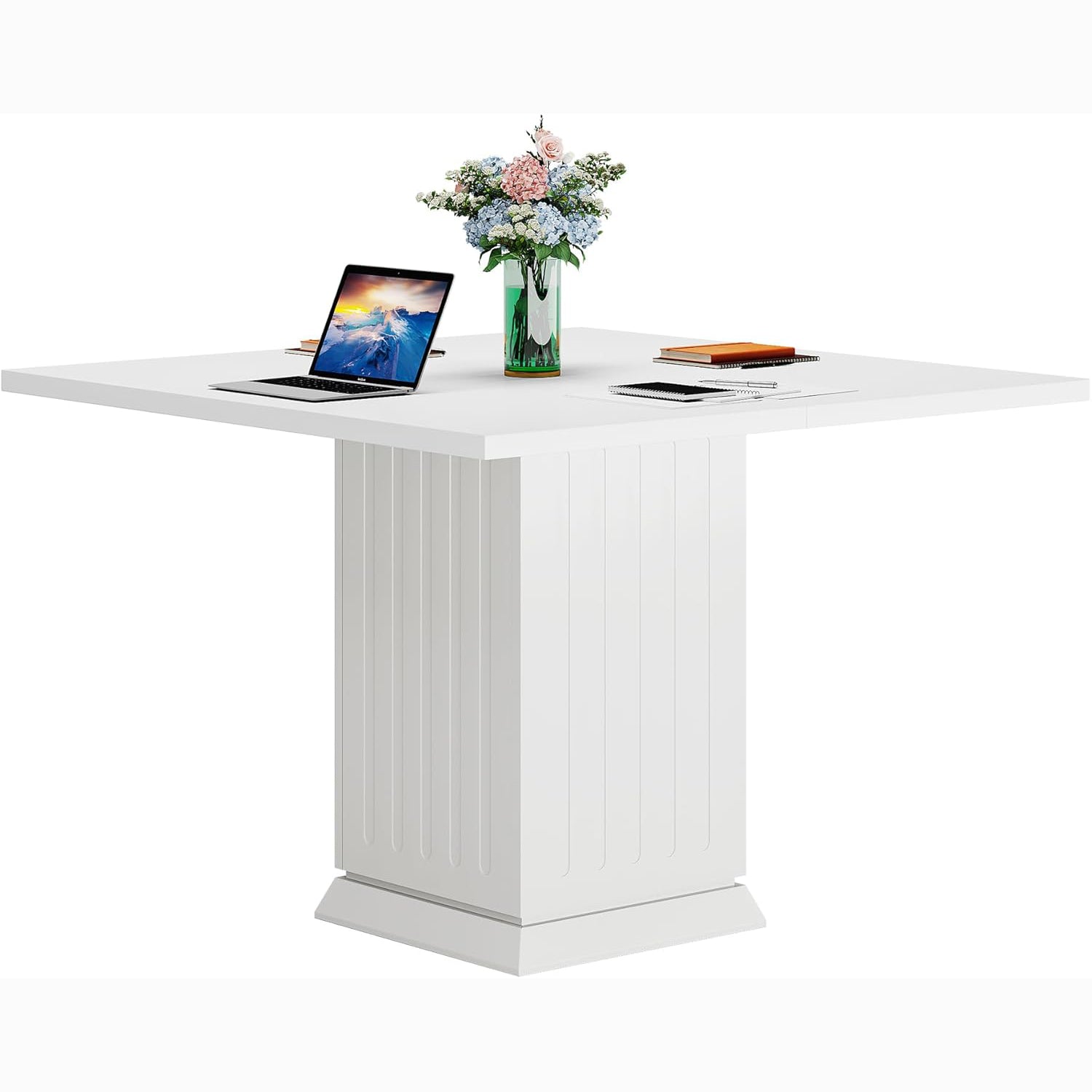 Square Conference Table, 35" Small Meeting Table