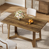 Tribesigns 47-Inch Wood Dining Table with 250 lb Capacity, Farmhouse Rectangle Table for Kitchen 3