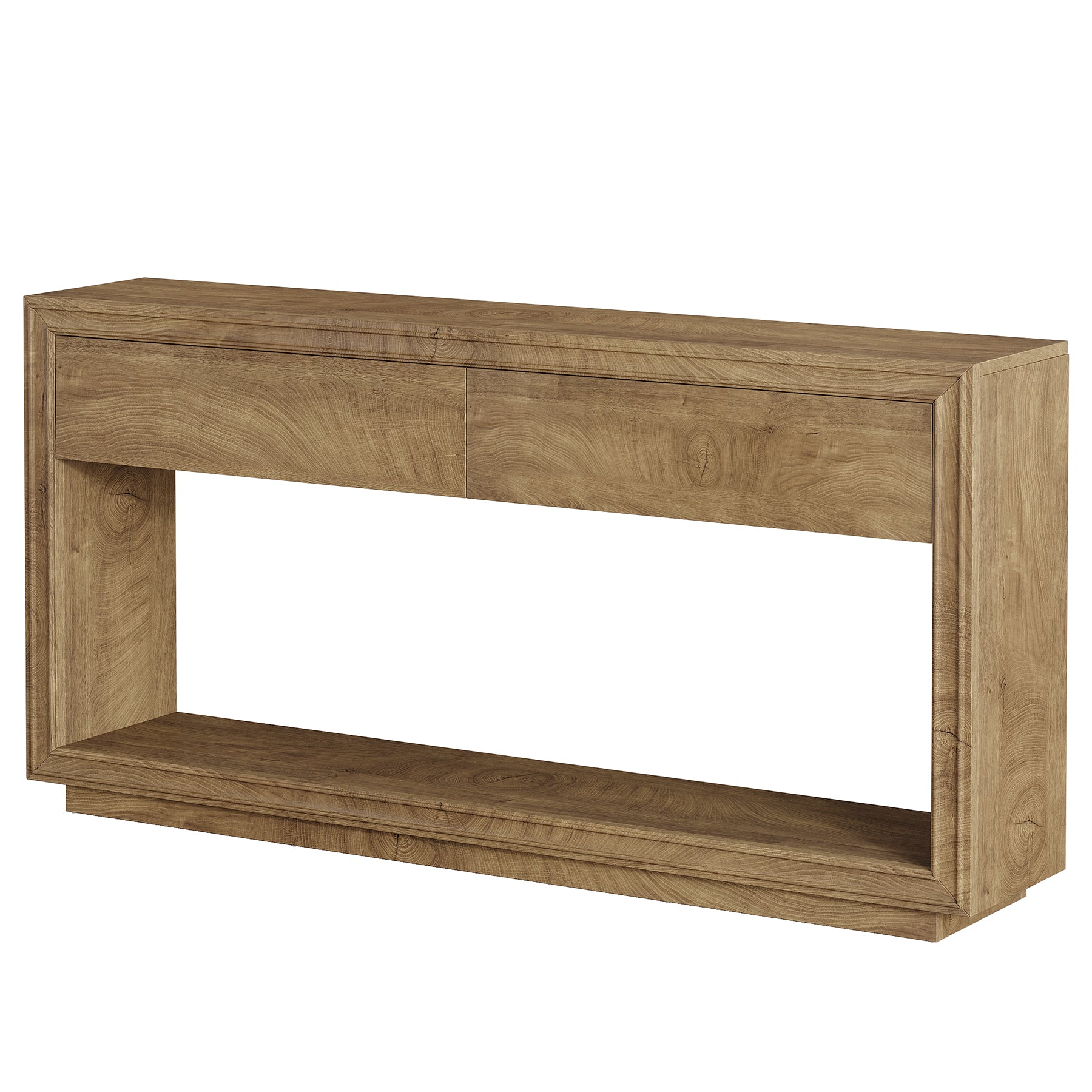 Tribesigns 63-Inch Console Table with 2 Drawers, Farmhouse Entryway Table with Storage for Hallway