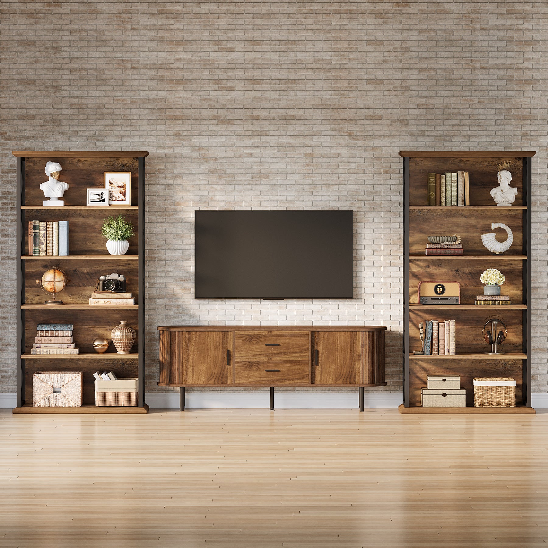 Tribesigns 71-Inch Tall Bookshelf, Open Storage Bookcase for Office