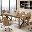 70.8" Conference Table, Rectangle Meeting Table with Large Tabletop Tribesigns