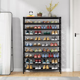 34" 10-Tier Large Shoe Rack - Holds 50 Pairs, Extra Wide Storage Organizer Shelf 3