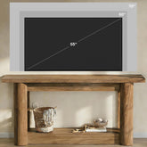 63" Tall Farmhouse TV Stand for 55–75 Inch TVs, Rustic Entertainment Center 3