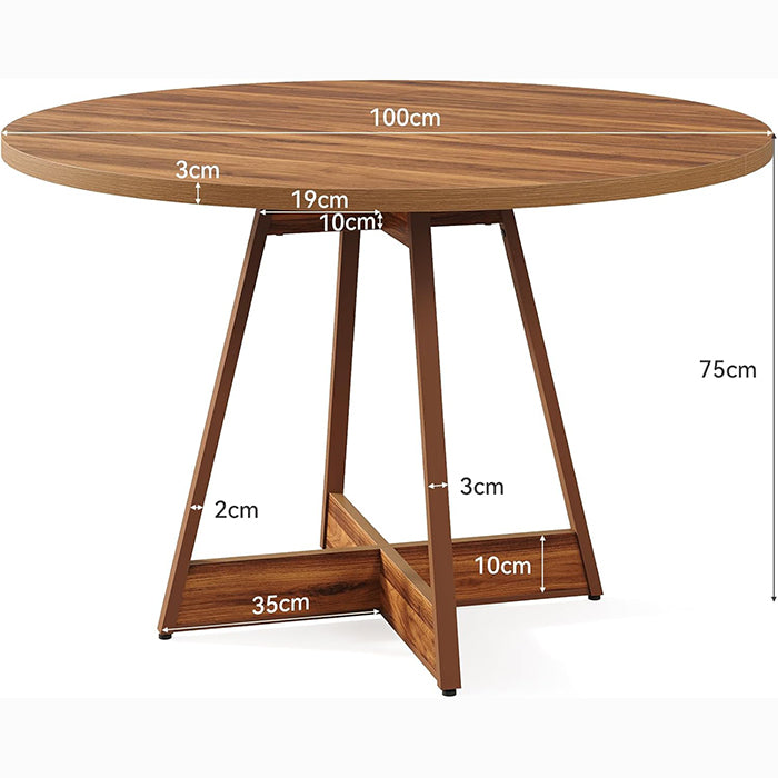 Harvest Round Dining Table, Built for Cozy Family Meals & Lasting Use