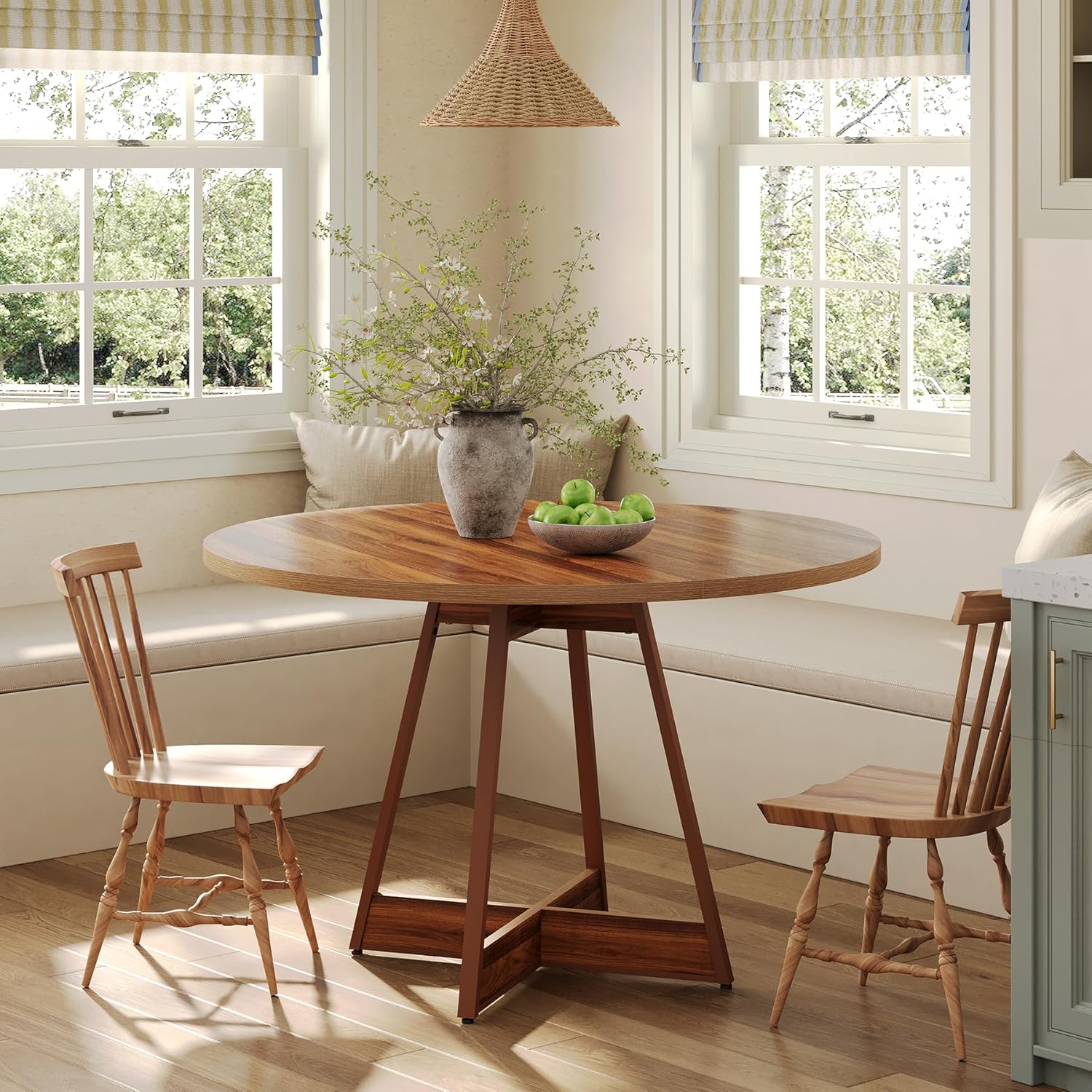 Harvest Round Dining Table, Built for Cozy Family Meals & Lasting Use
