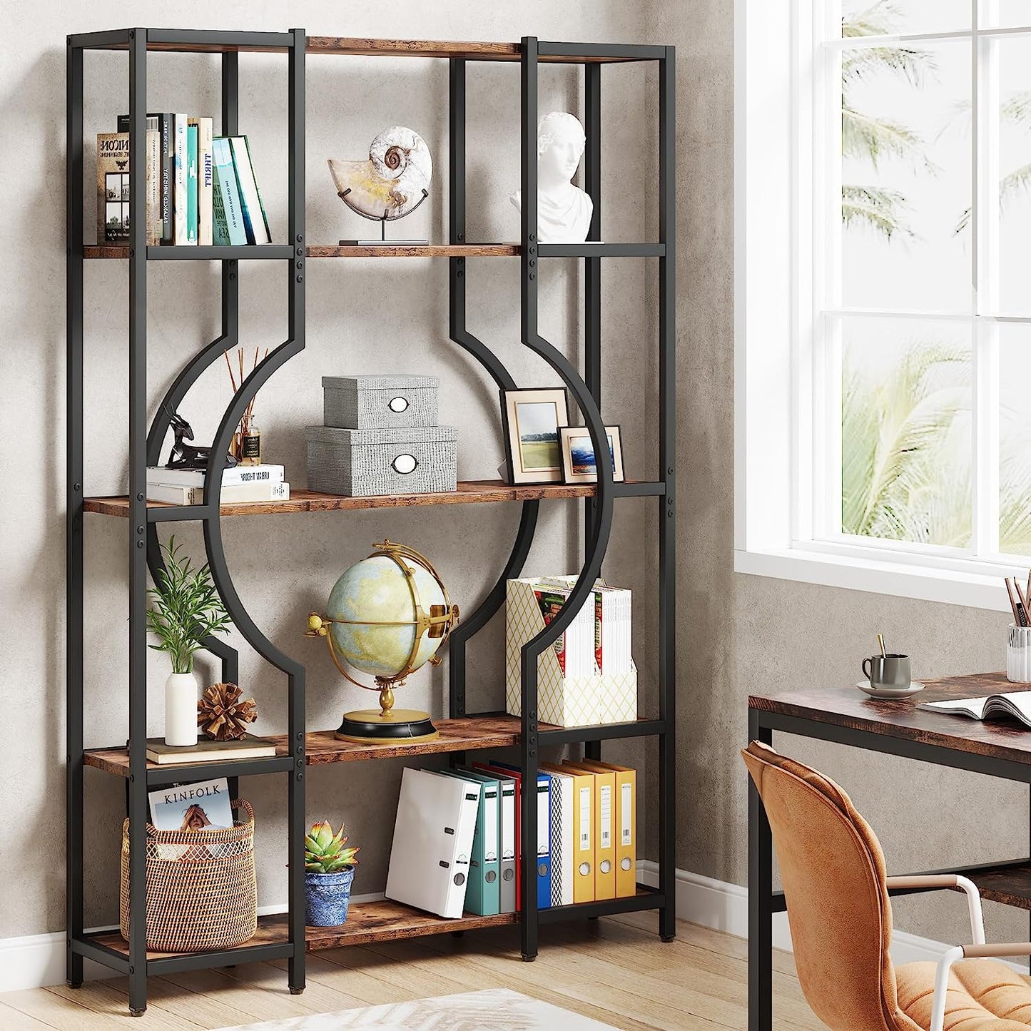 Tribesigns Bookshelf, 5-Tier Bookcase Shelving Unit for Home Office Tribesigns