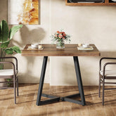 31.5" Square Meeting Table - Compact Wood Conference Table for Small Office & Seminar Rooms 3