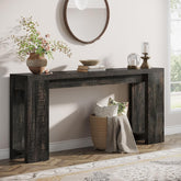 Tribesigns 63-Inch Extra Long Console Table, Narrow Sofa Table Behind Couch with Farmhouse Style for Living Room and Hallway 3