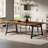70.9-Inch Dining Table for 6-8 with Thick Top, Industrial Kitchen Table with Metal Frame 3