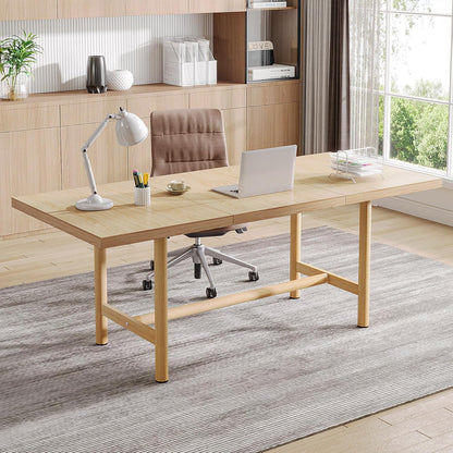 Modern Executive Desk, 63" Conference Meeting Table for 4–6 People