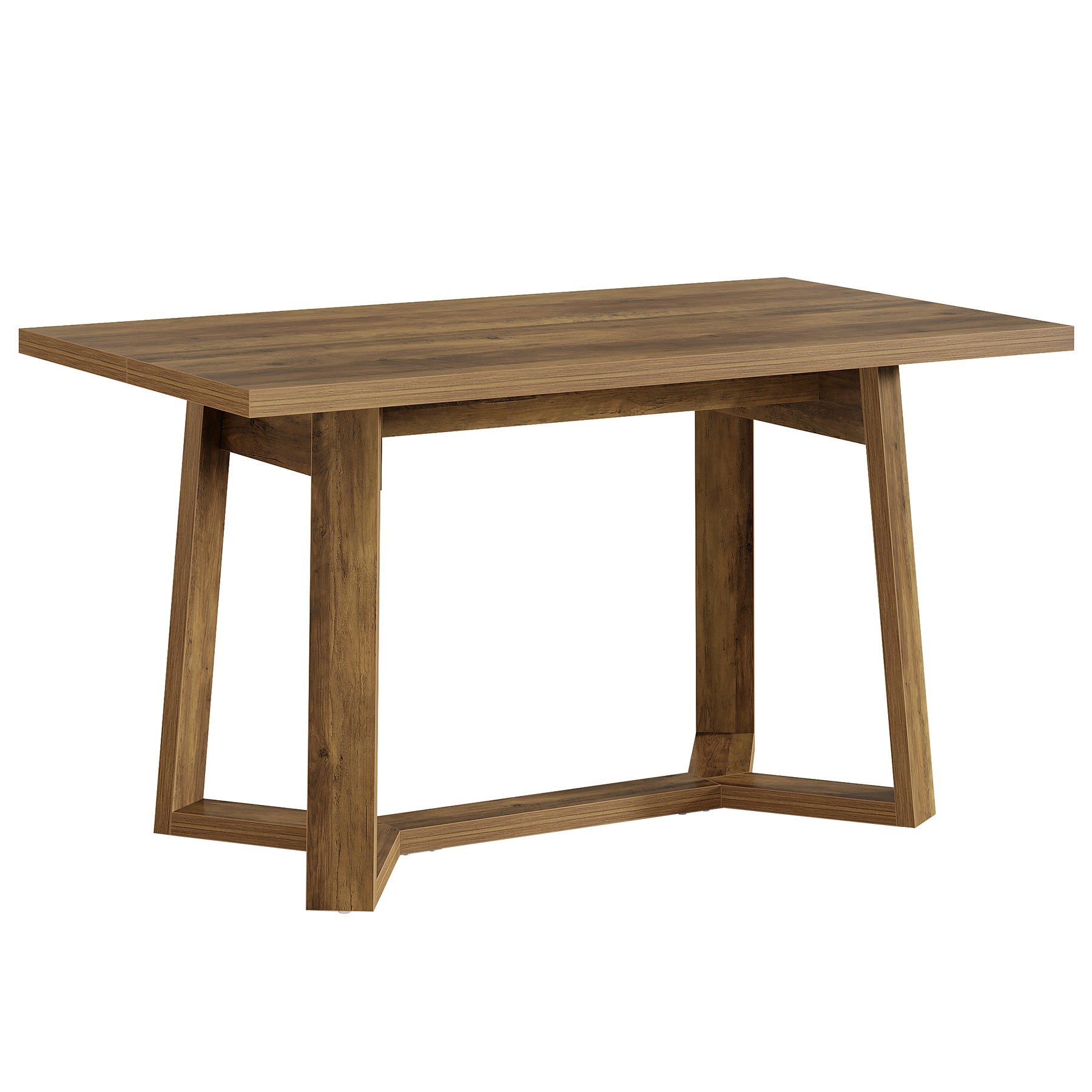 Tribesigns 47-Inch Home Office Desk with Reinforced Frame, Rustic Computer Table for Office