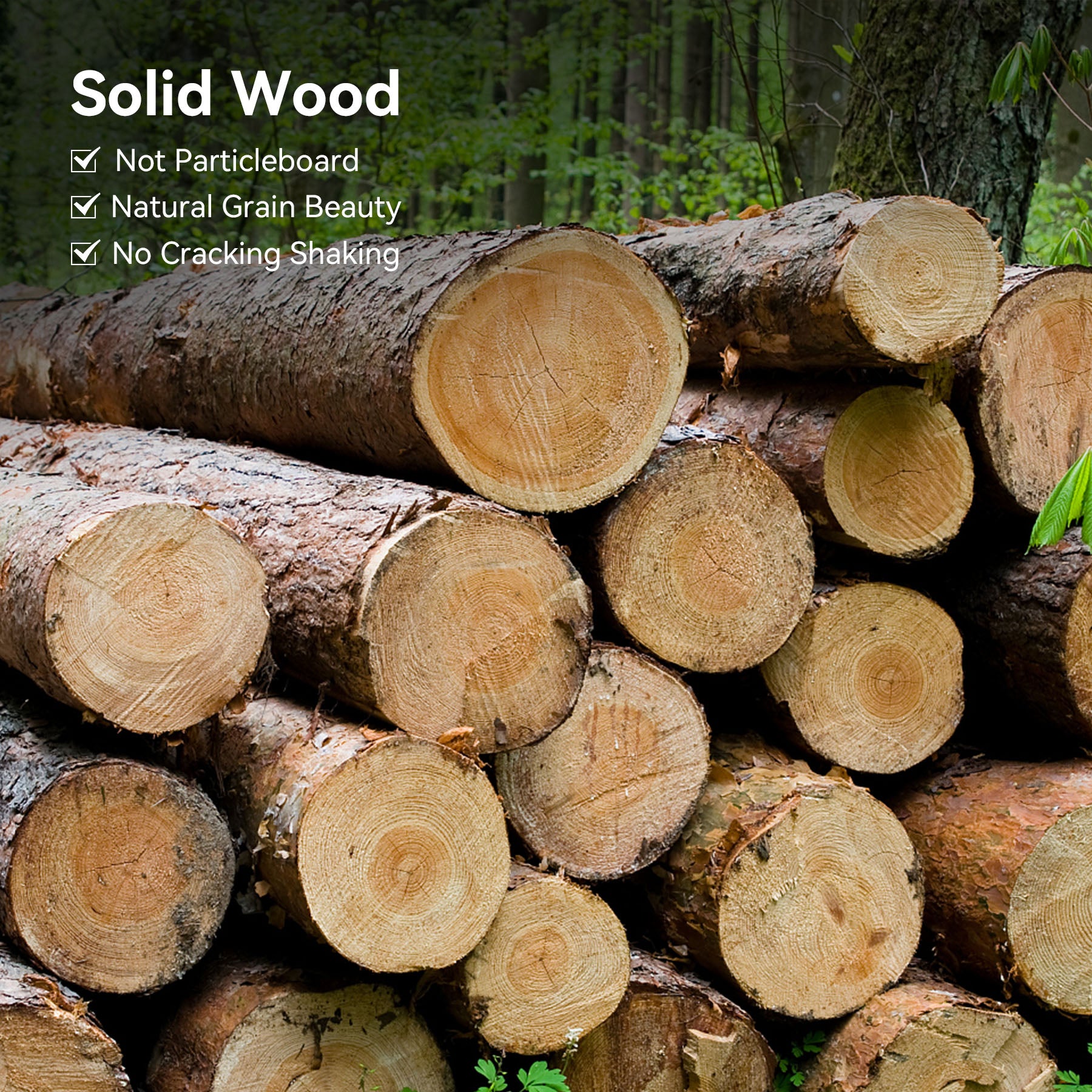 Tribesigns 63" Console Table, Farmhouse Solid Wood Entryway Sofa Table with 2-Tier Storage