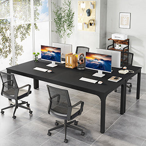 Rectangle Executive Desk, 78.7" Computer Desk 6FT Conference Table
