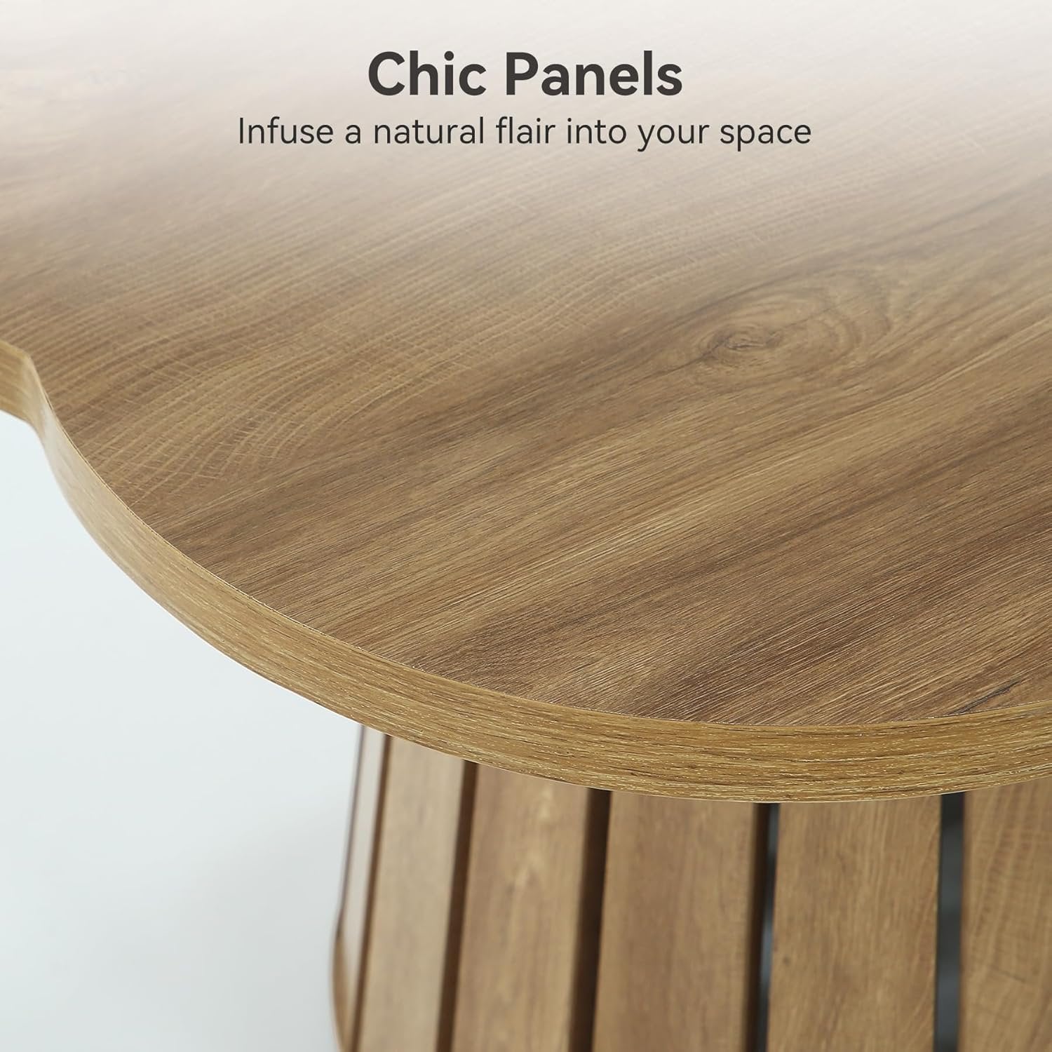 33.5 Inch Circle Center Table for Small Space Living Room and Apartment