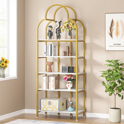 Tribesigns Bookshelf, Modern 5-Tier Bookcase Display Shelves Stand Rack Tribesigns