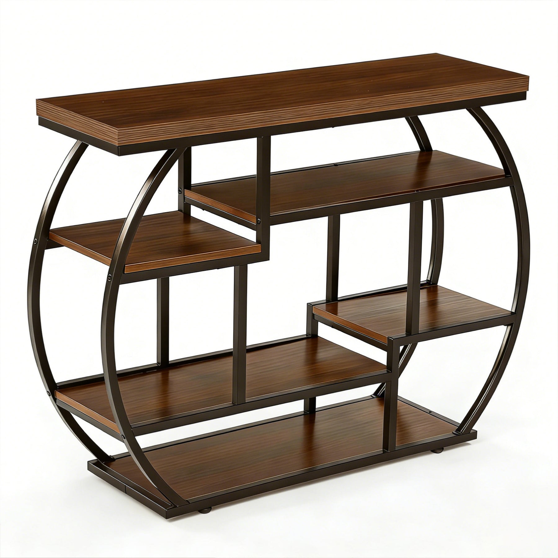 39 Inch Narrow Console Table with Storage