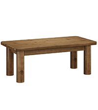 Tribesigns 47.2-Inch Solid Wood Coffee Table with Rectangular Tabletop