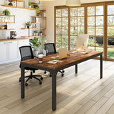 Rectangle Executive Desk, 78.7" Computer Desk 6FT Conference Table 3