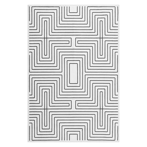 Tribesigns Geometric Low-Pile Rug, Non-Slip Backing, Machine Washable Up to 30°C, OEKO-TEX Certified