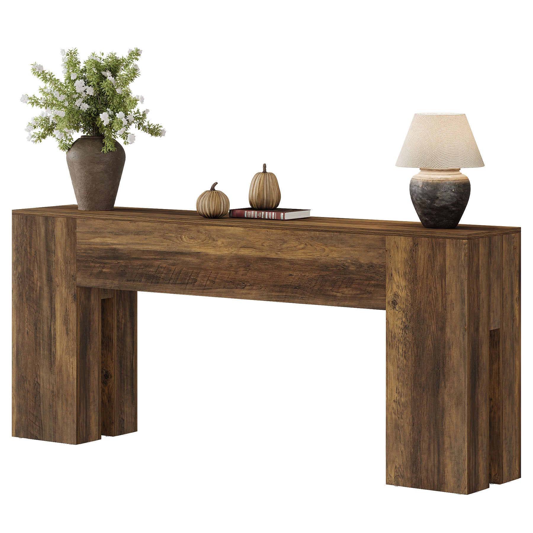 Tribesigns 70.87-Inch Long Console Table, Farmhouse Sofa Table for Entryway, Hallway, Living Room