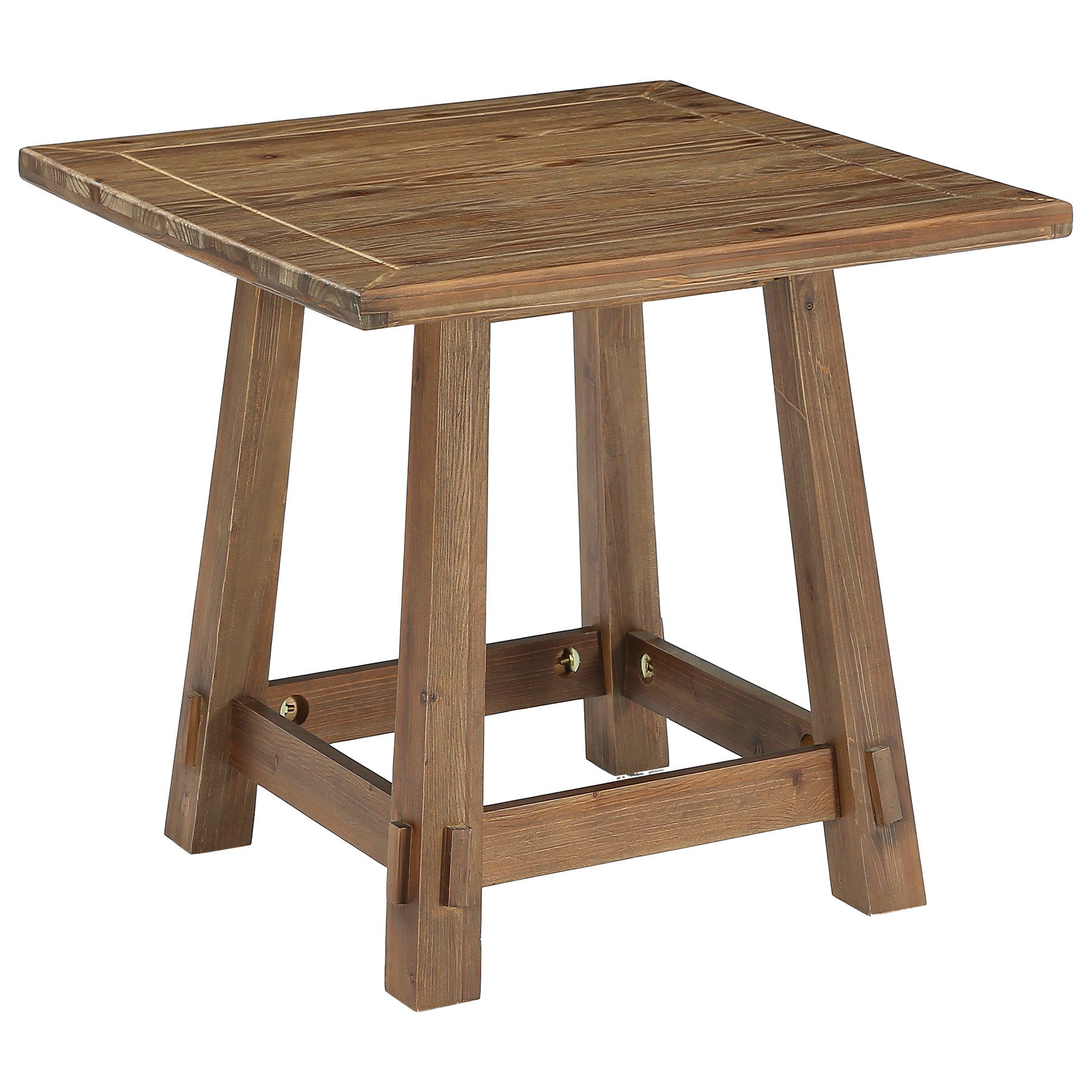 Tribesigns 31.49-Inch Solid Wood Square Dining Table for 4, Farmhouse Kitchen Table for Small Spaces