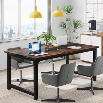 Tribesigns Large Modern Computer Desk - 63"x31.5" Office Workstation | Stylish Writing & Study Table for Home & Office