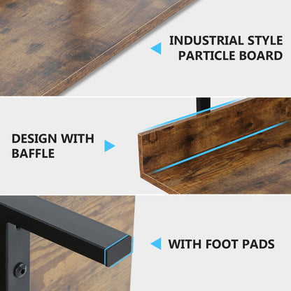 Tribesigns 5-Tier Industrial Bookshelf and Display Rack