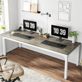 Rectangle Executive Desk, 78.7" Computer Desk 6FT Conference Table 3