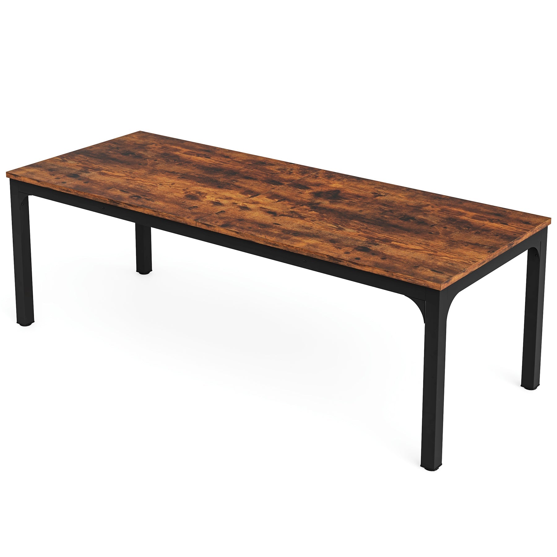 Rectangle Executive Desk, 78.7" Computer Desk 6FT#Colour_Rustic Brown