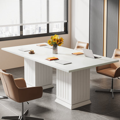 Square Conference Table, 35" Small Meeting Table