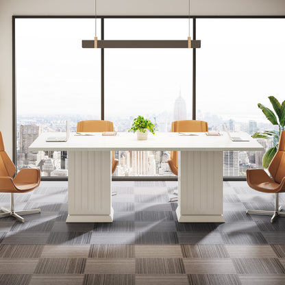 Square Conference Table, 35" Small Meeting Table