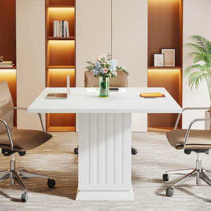 Square Conference Table, 35" Small Meeting Table