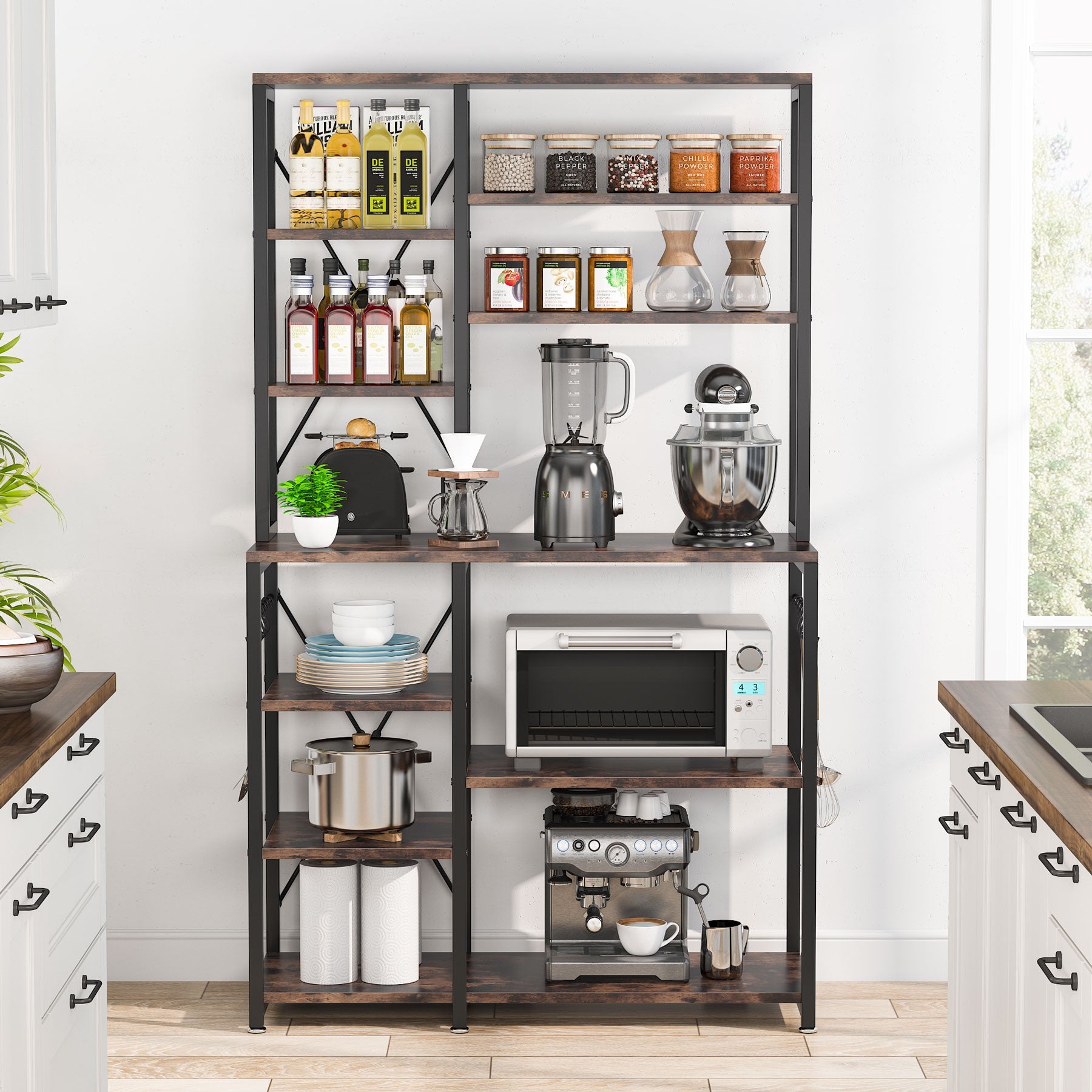 Kitchen Baker's Rack, 10-Tier Kitchen Utility Storage Shelf Tribesigns
