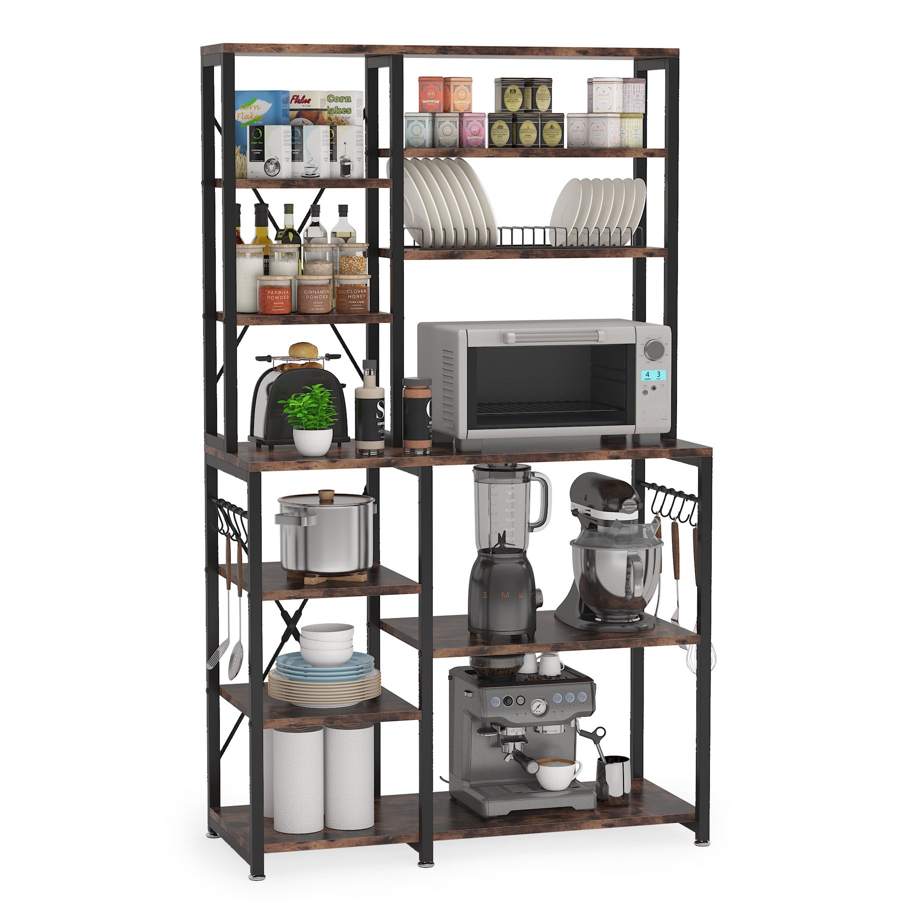 Kitchen Baker's Rack, 10-Tier Kitchen Utility Storage Shelf Tribesigns